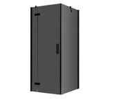 AWT LBS Douchecabine - rookglas/helderglas - 90x90/100x100 - Matzwart/Chroom